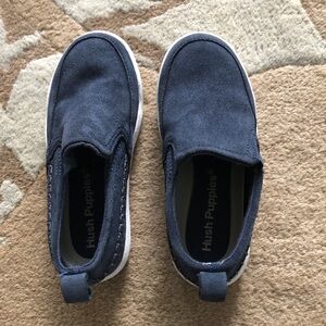 Hush Puppies Kids Blue Slip-on Sneakers